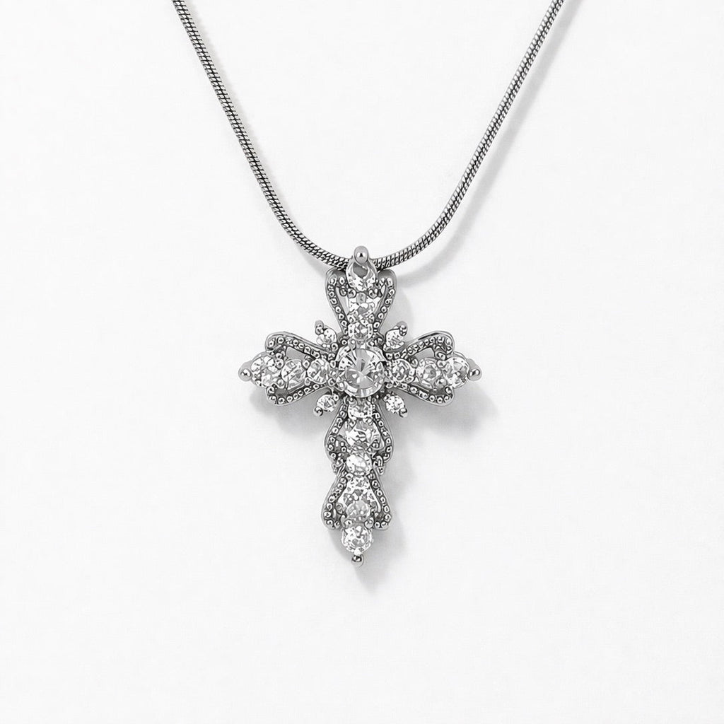 Radiant Cross Necklace