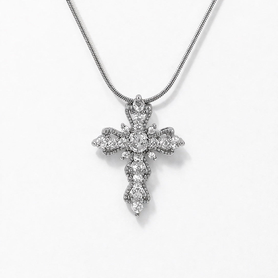 Radiant Cross Necklace