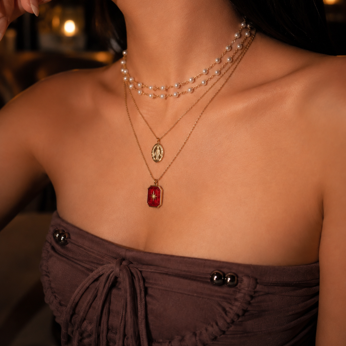 Polaris Birthstone Necklace