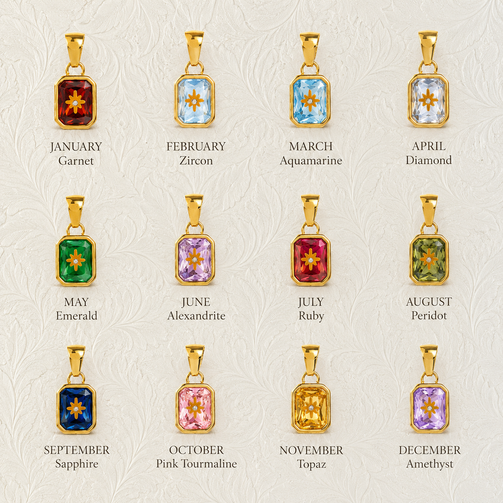 Polaris Birthstone Necklace