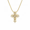 Radiant Cross Necklace