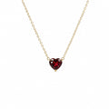 Heart Birthstone Necklace