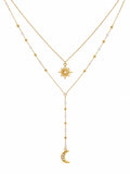 日月パールネックレス