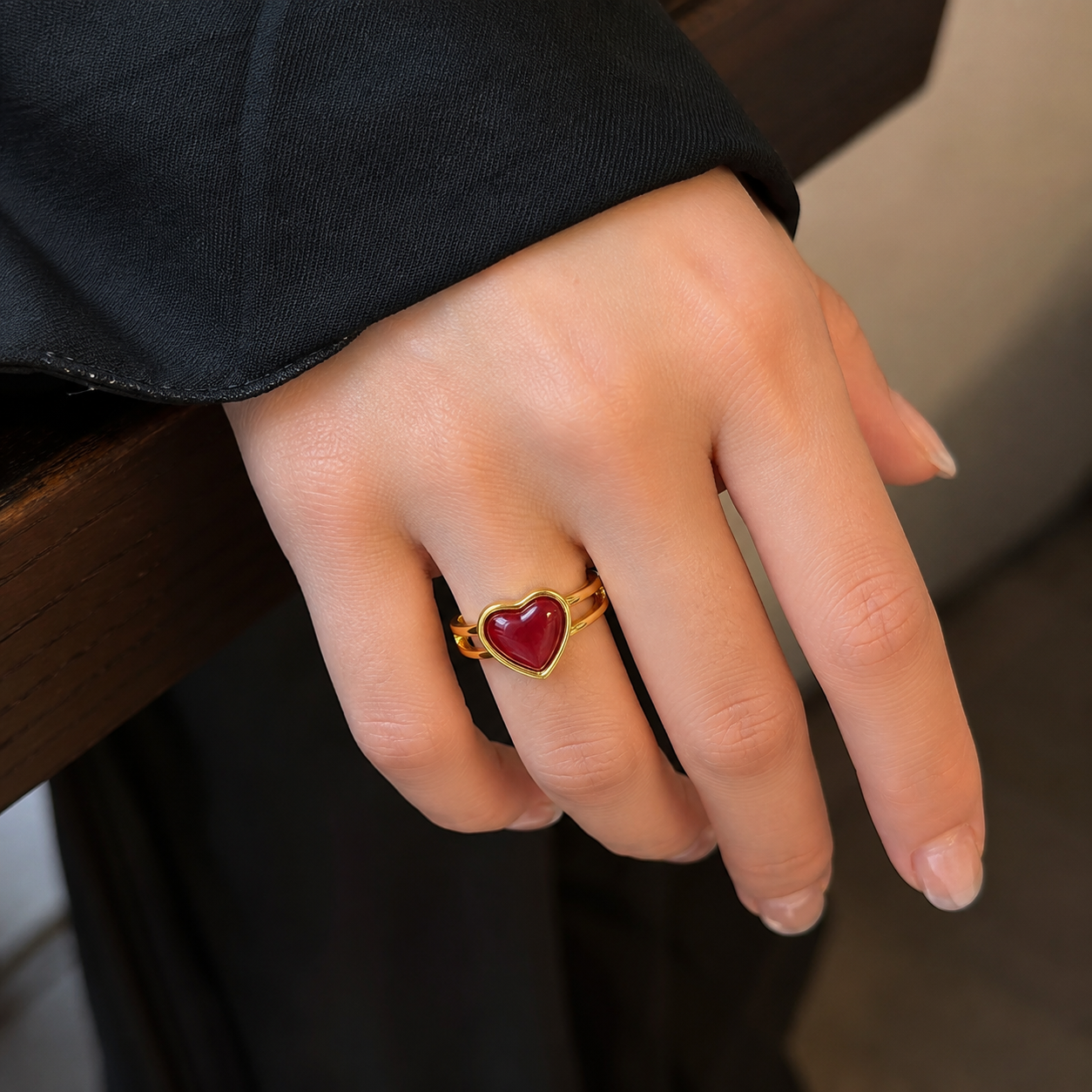 Scarlet Heart Ring