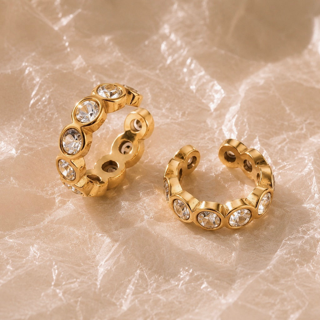 Spark Stone Ear Cuff