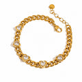 Heart Chain Bracelet