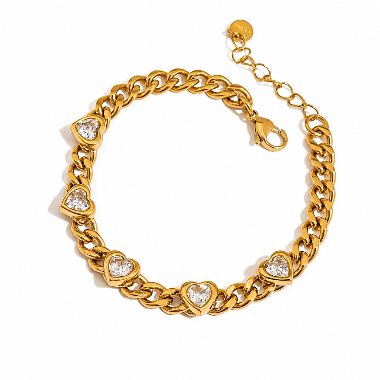 Heart Chain Bracelet