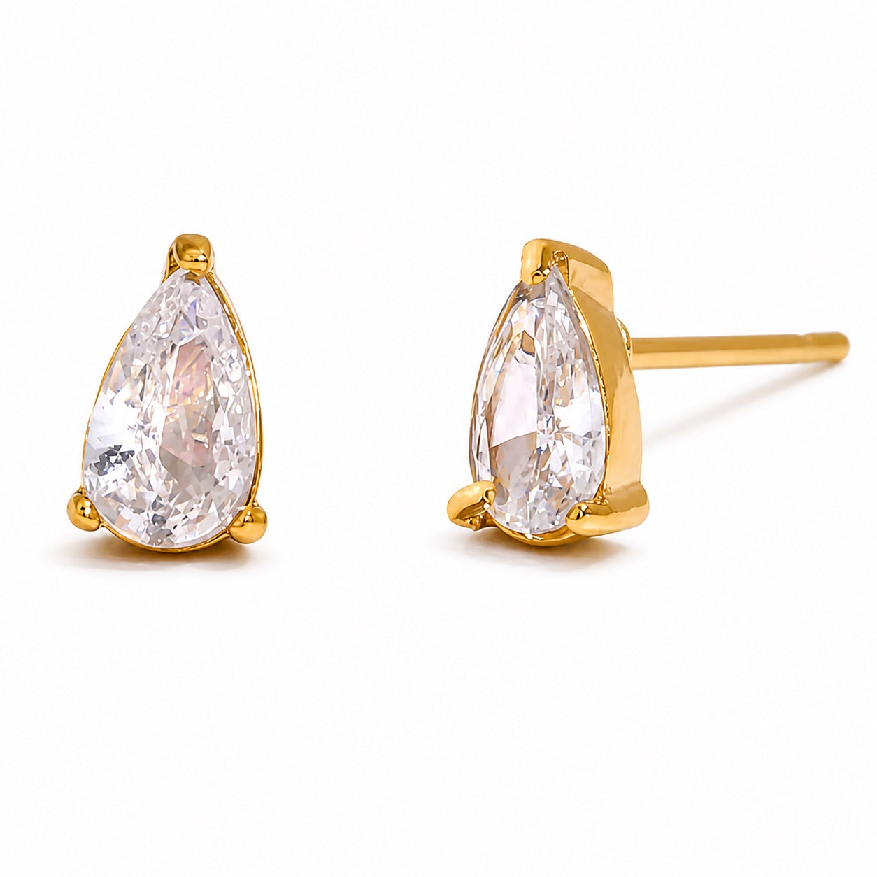 Pear Stud Earrings
