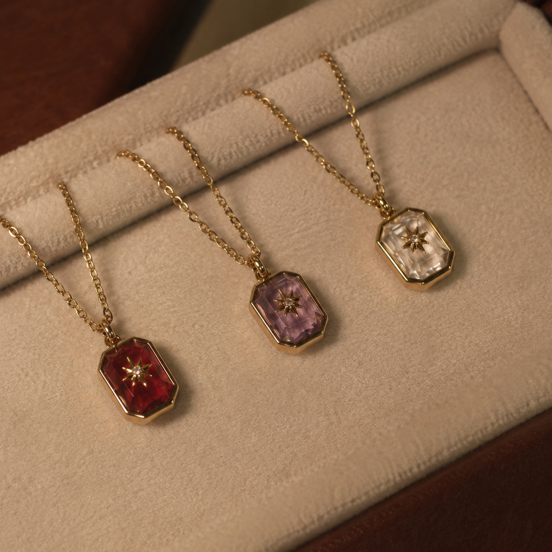 Polaris Birthstone Necklace