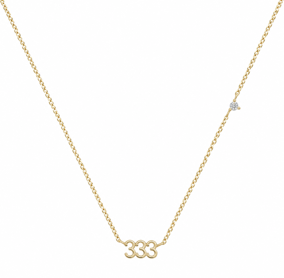 Angel Number Gem Necklace