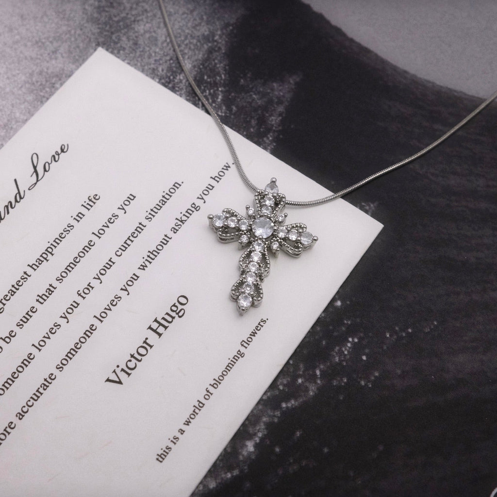 Radiant Cross Necklace