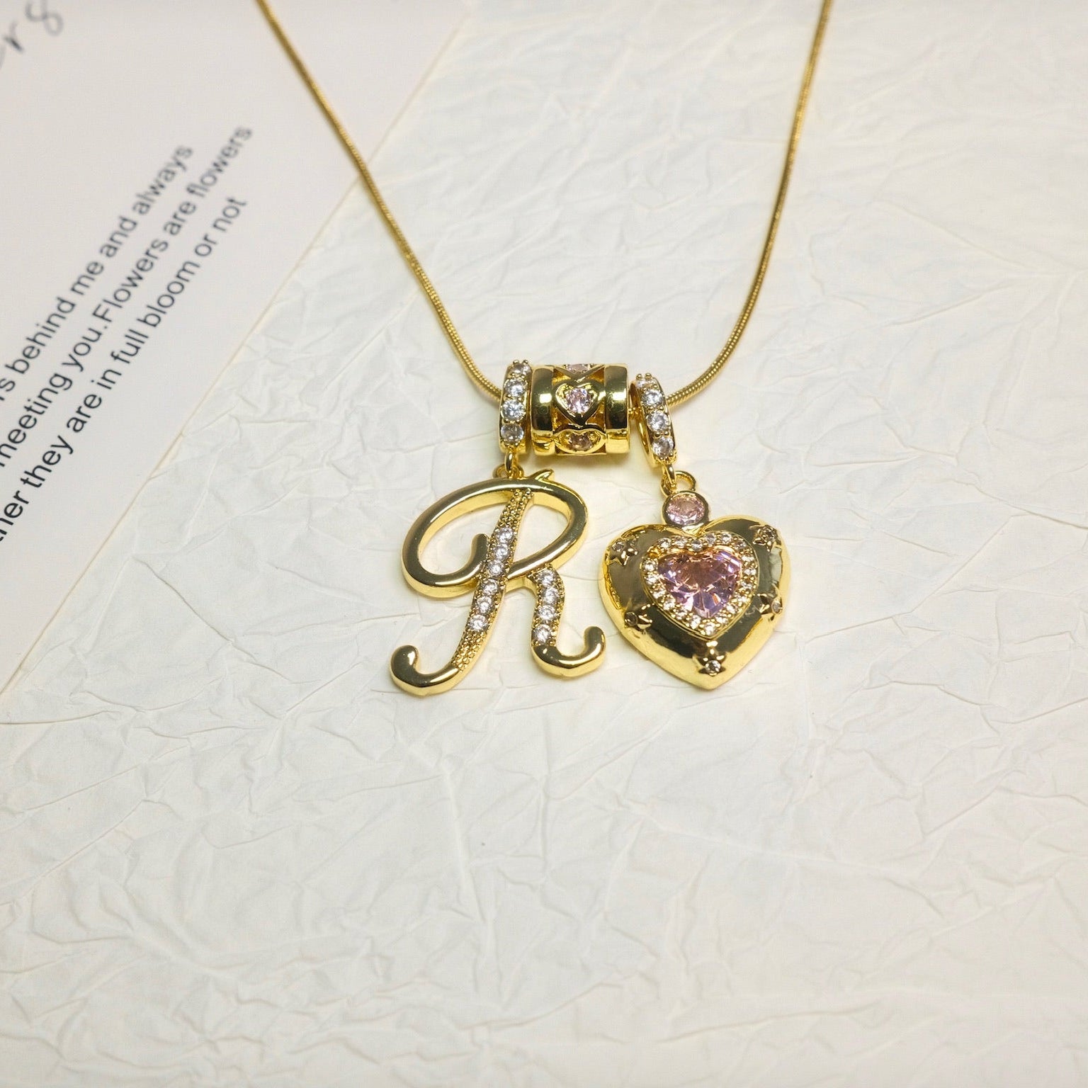 Sweetheart Initial Necklace