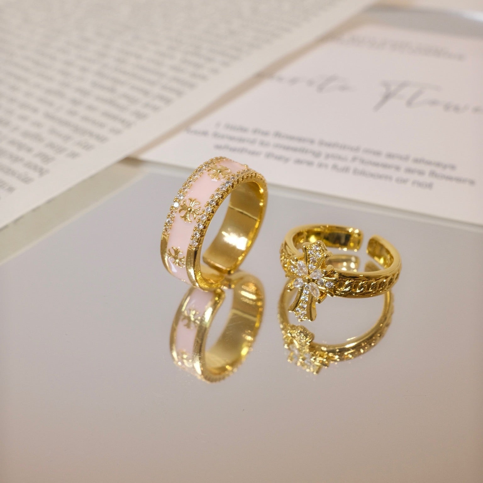 Radiant Cross Ring