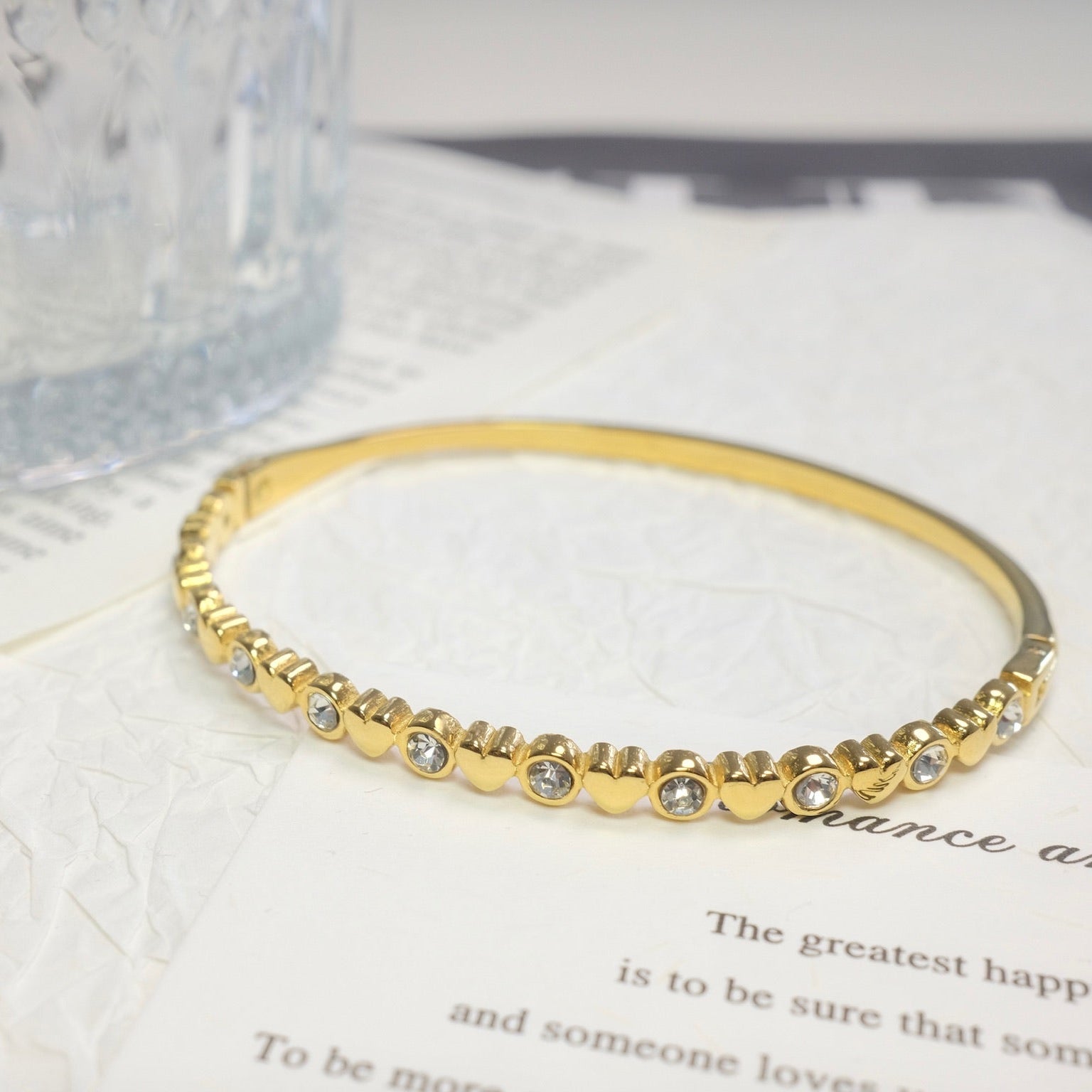 Heart Sparkle Bangle