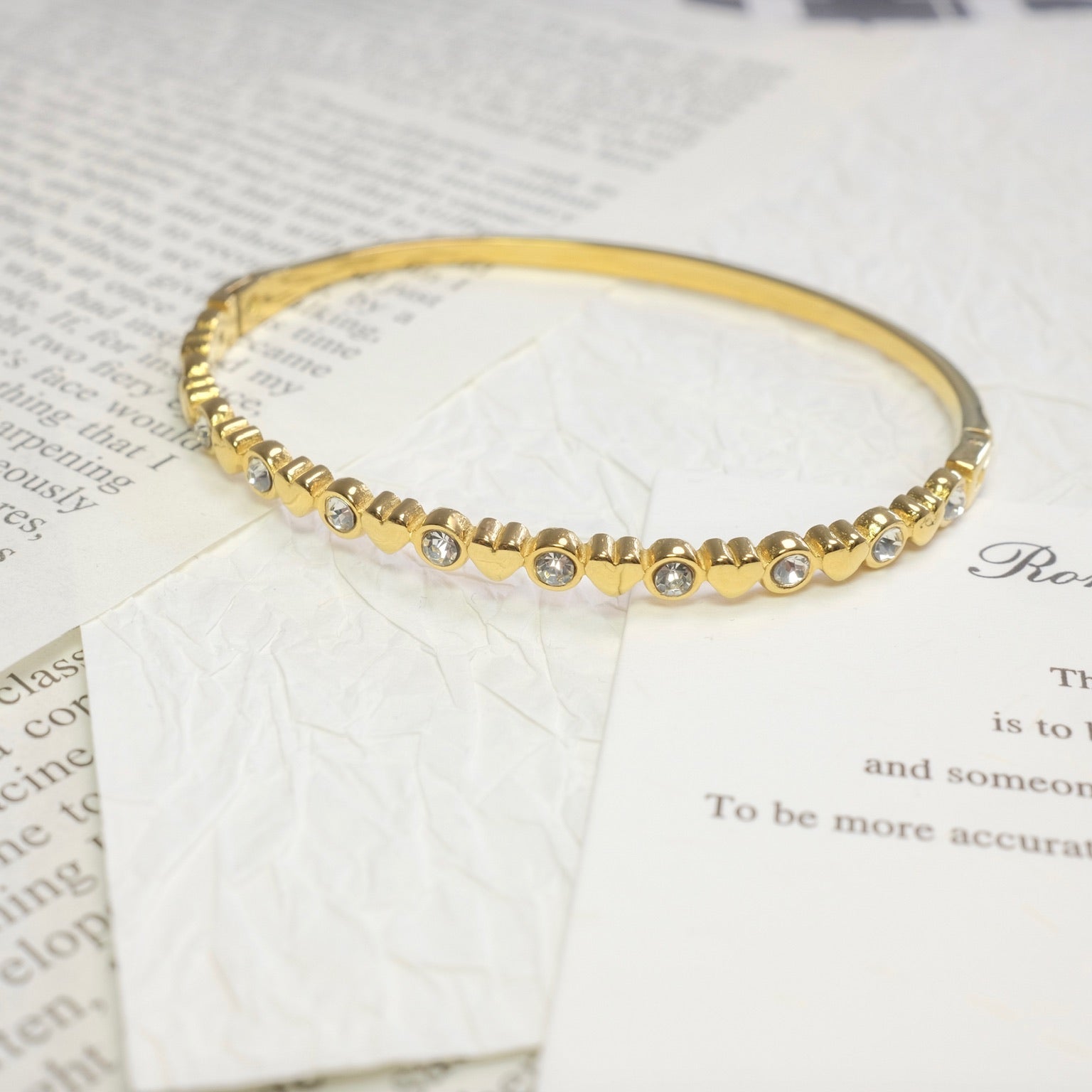 Heart Sparkle Bangle