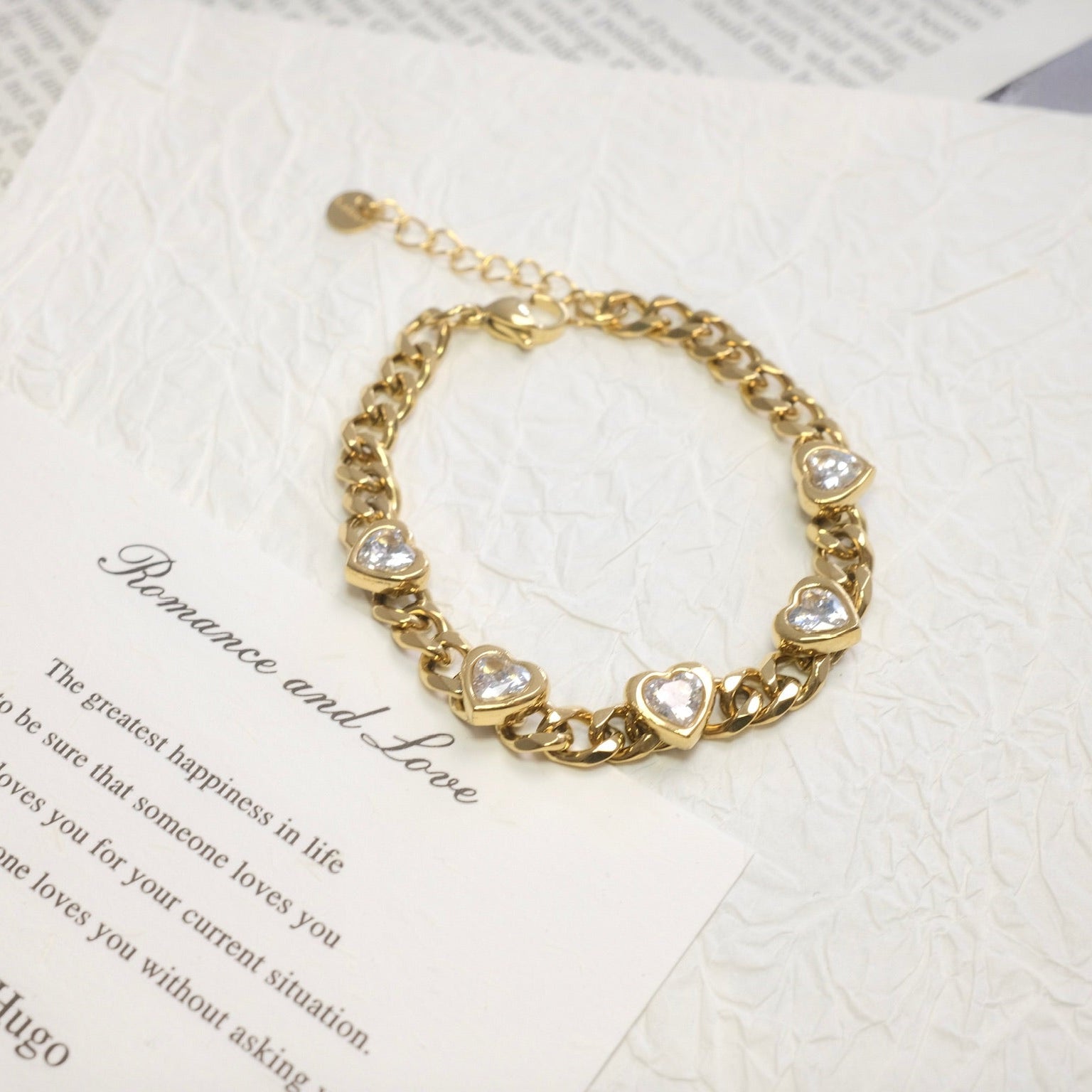 Heart Chain Bracelet