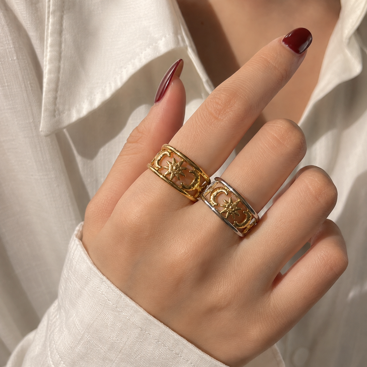 Sun and Moon Ring