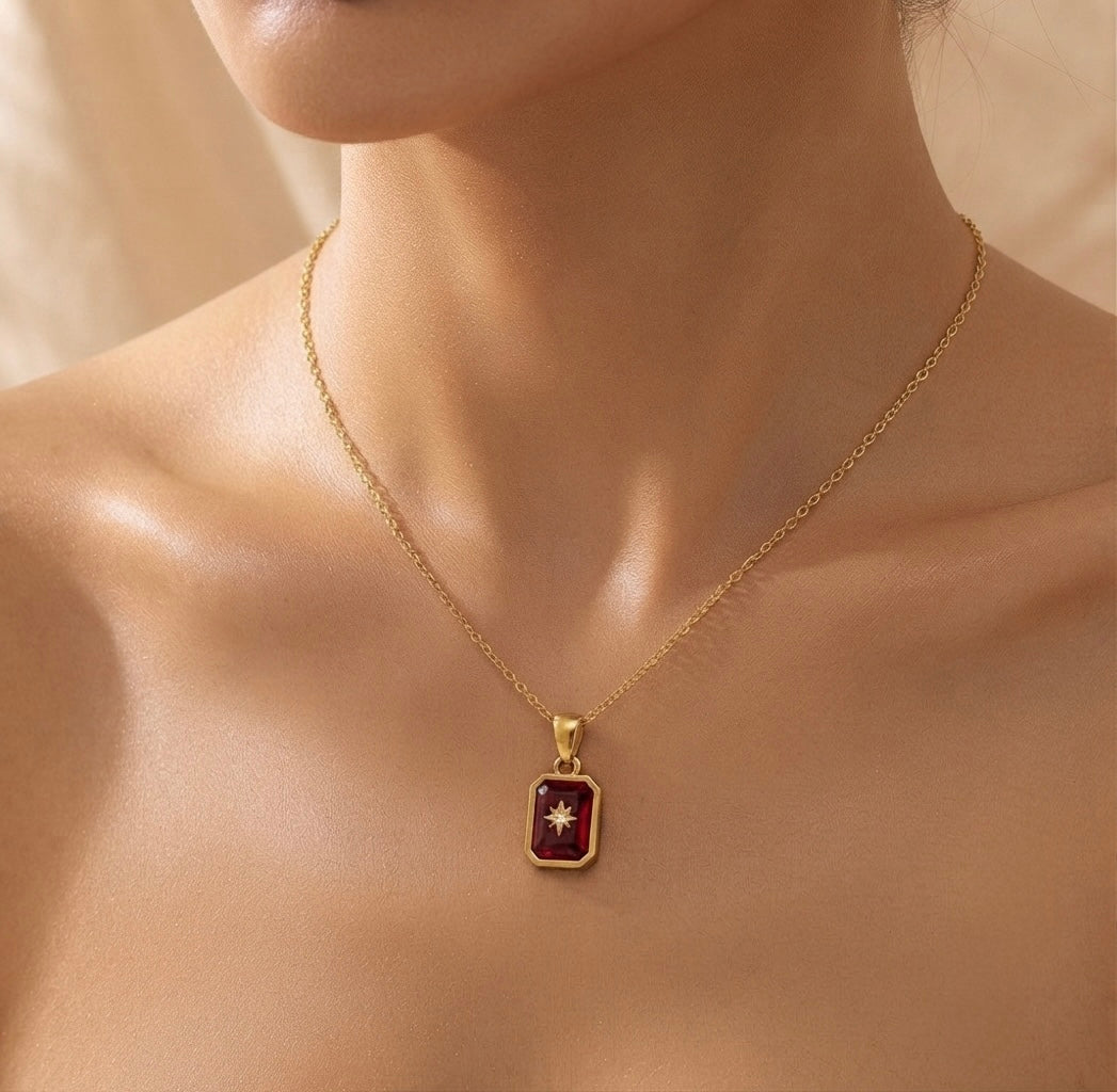 Polaris Birthstone Necklace