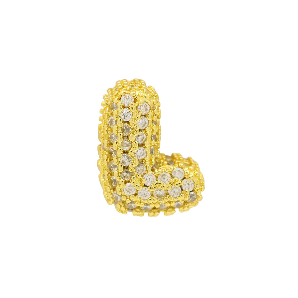 Bubble Initial Necklace- 1 Necklace Chain + 1 initial Charm