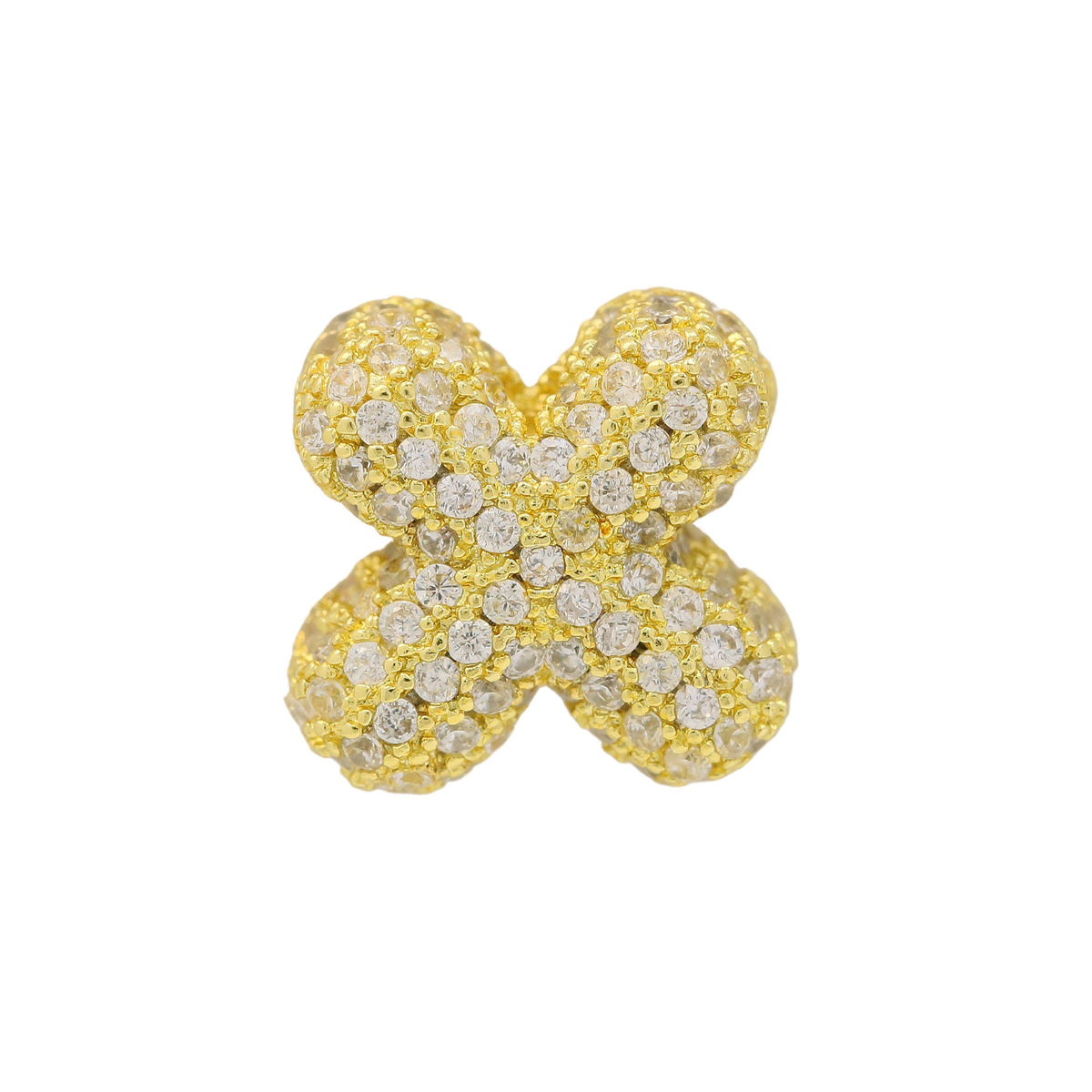 Bubble Initial Necklace- 1 Necklace Chain + 1 initial Charm
