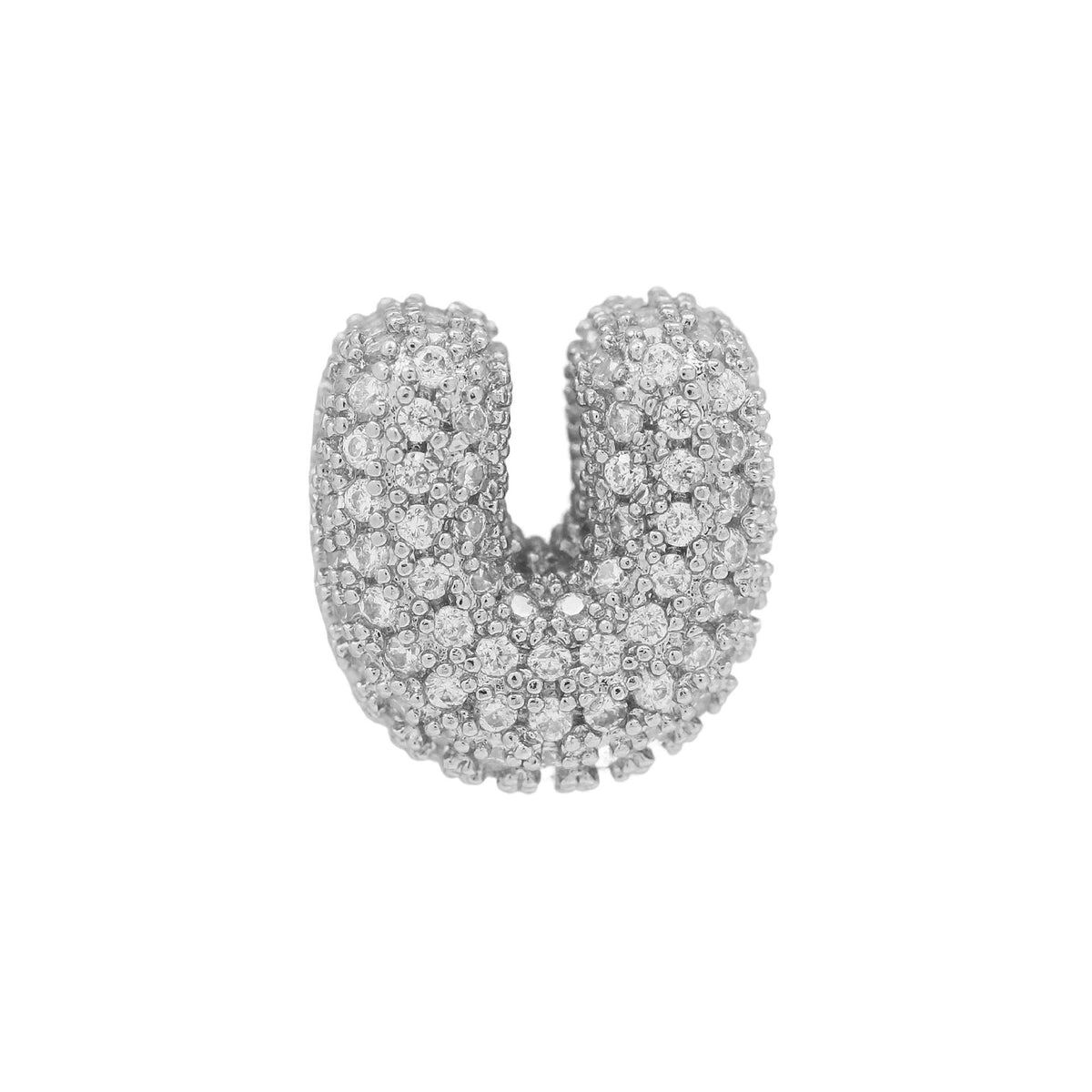 Bubble Initial Necklace- 1 Necklace Chain + 1 initial Charm