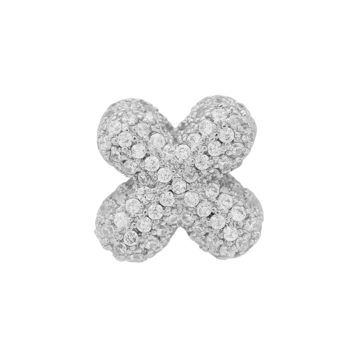 Bubble Initial Necklace- 1 Necklace Chain + 1 initial Charm