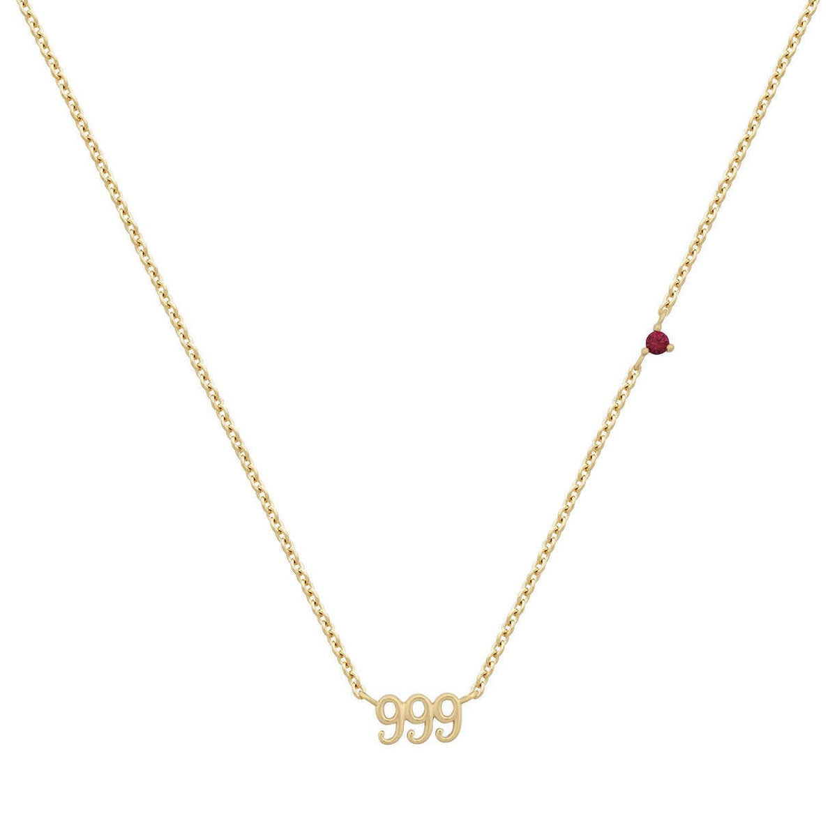 Angel Number Gem Necklace