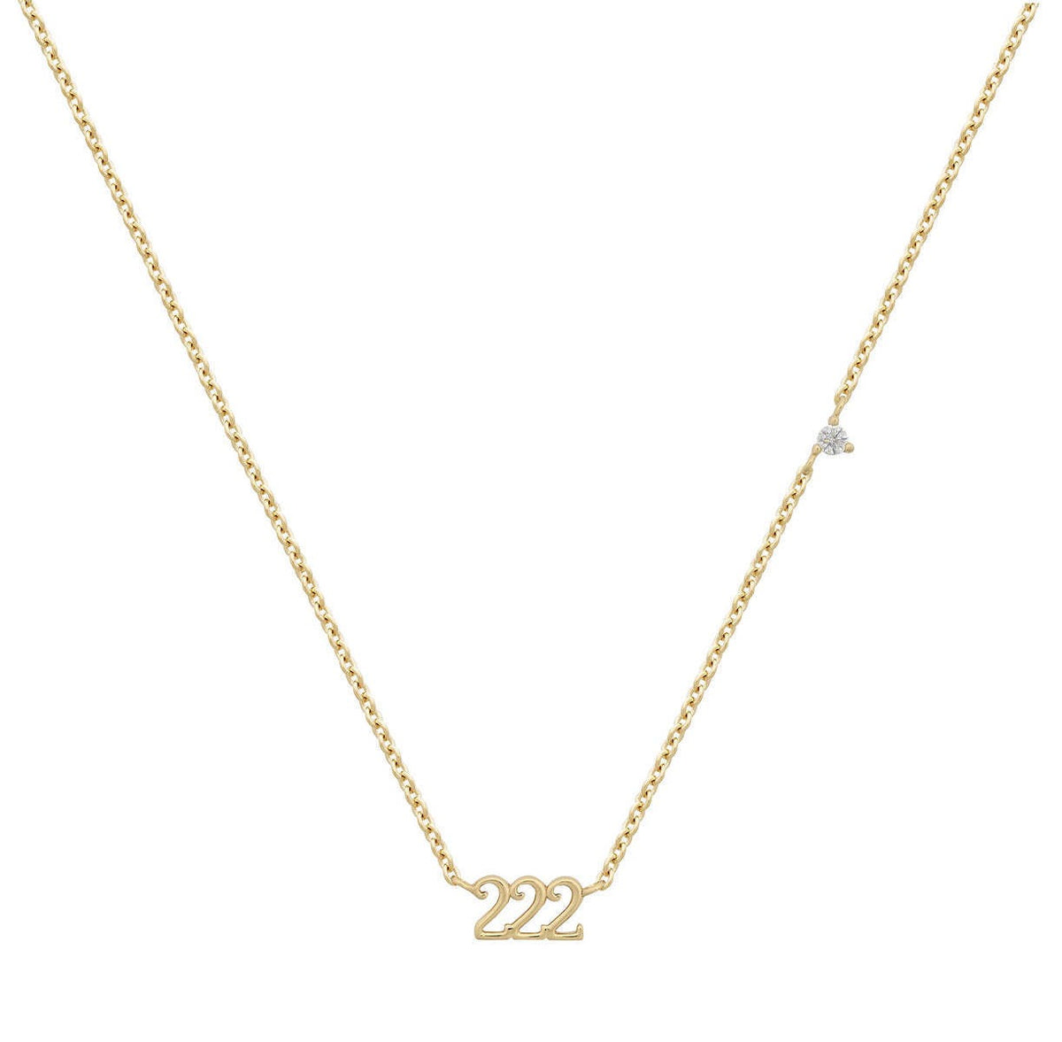 Angel Number Gem Necklace