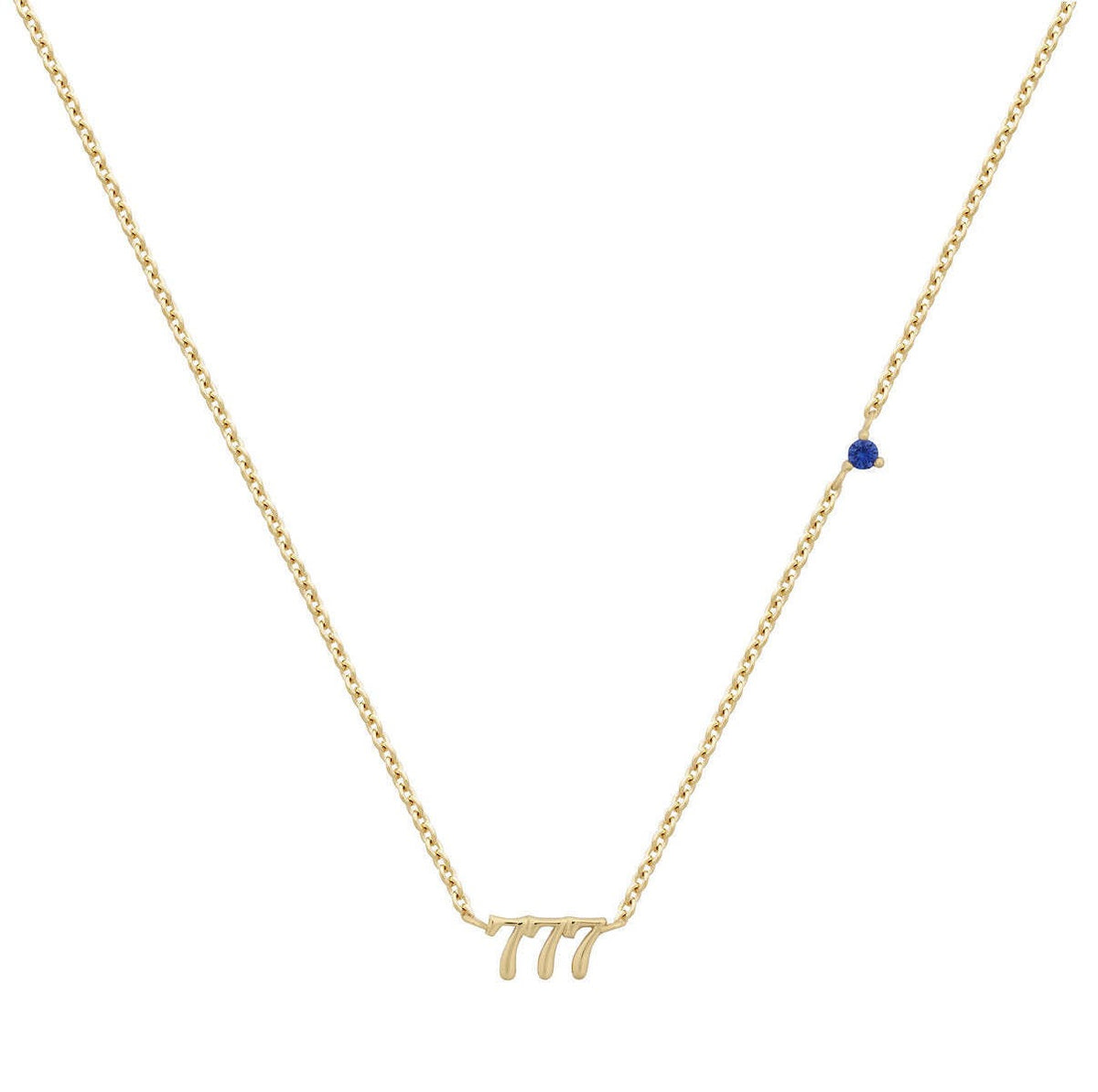 Angel Number Gem Necklace
