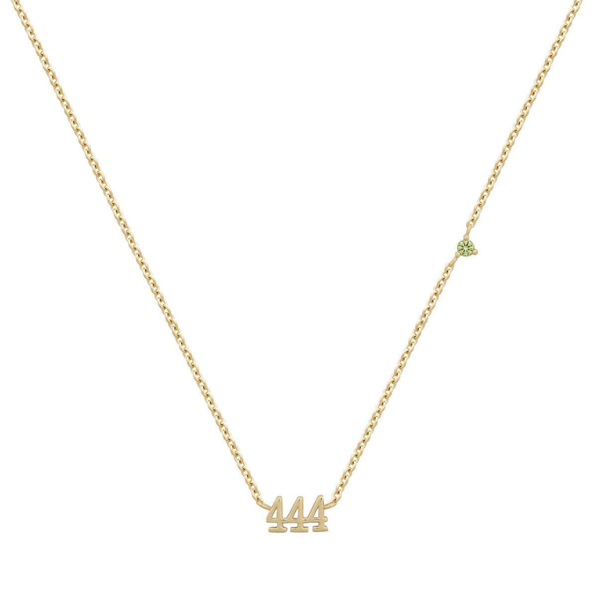 Angel Number Gem Necklace