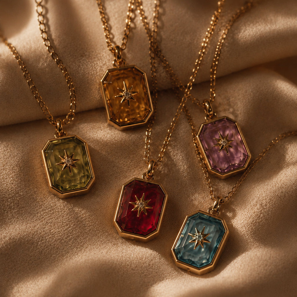 Polaris Birthstone Necklace