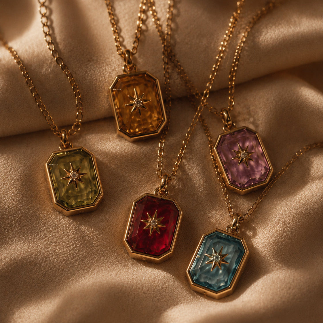 Polaris Birthstone Necklace
